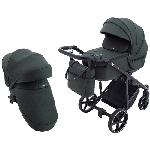 Коляска 2 в 1 Adamex Zico Lux TK-50 темно-зеленый (680774)