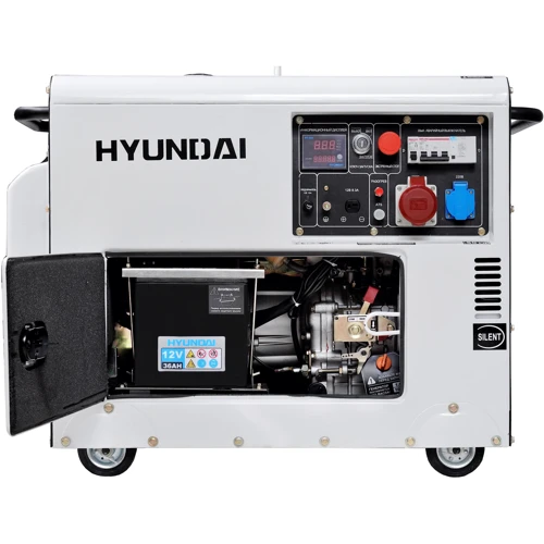 Генератор Hyundai DHY 8000SE-3: Тип запуска электрический пуск