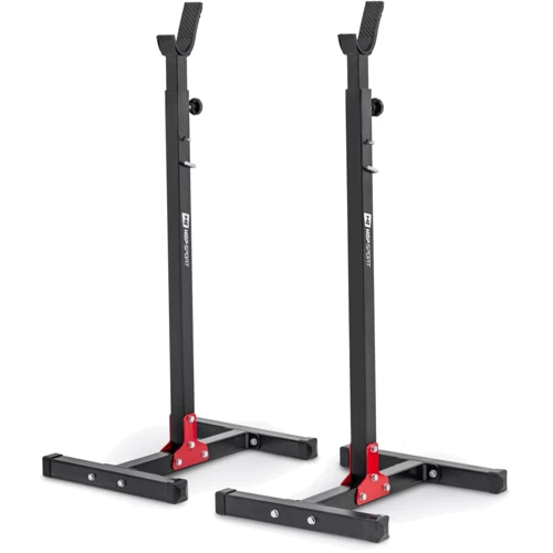 Скамья для жима и пресса Hop-Sport STRONG Набор 146 кг со скамейкой HS-1035 и стойками 1005L фото 8