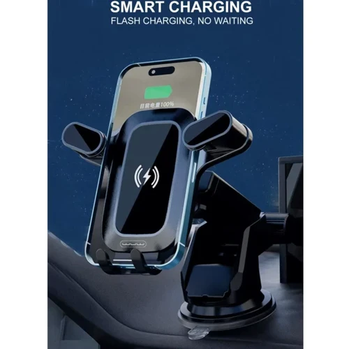 Держатель WUW Car Holder Z30 Wireless Charger 15W Black: Производитель WUW