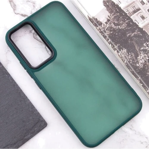 Чехол для телефонов Epik TPU+PC Lyon Frosted Case Green for Motorola G24 / G04 / E14: Материал TPU (термополиуретан) и поликарбонат