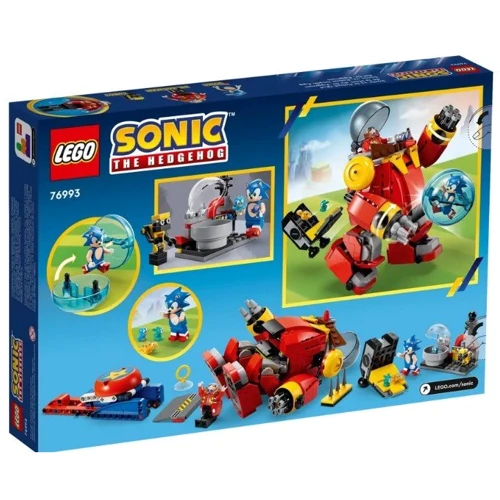 Конструктор LEGO Ideas Sonic the Hedgehog Соник проти смертельного робота-яйця 615 деталей (76993) фото 7