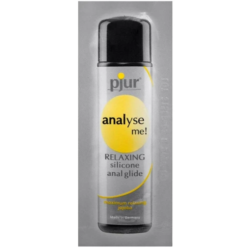 Пробник анальной смазки pjur analyse me! Relaxing jojoba silicone 1.5 мл на силиконовой основе с маслом