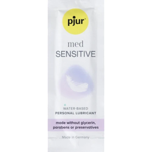 Пробник лубриканту на водной основе pjur MED Sensitive glide 2 мл для сверхчувствительной кожи