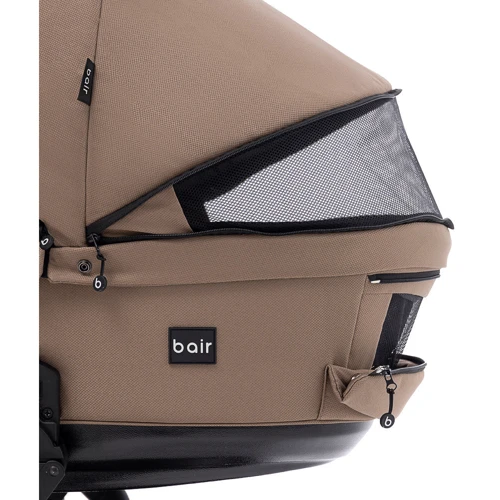 Коляска 2 в 1 Bair Kiwi Plus Soft BKP-857 темный капучино (680907): Материал колес полиуретан