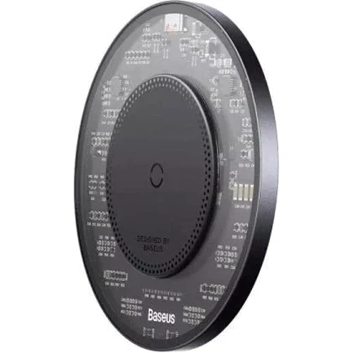 Зарядное устройство Baseus Wireless Charger Simple 2 Magnetic 15W Black (CCJJ050001) for iPhone 16 I 15  I 14 I 13 I 12 series: Кабель в комплекте USB-C