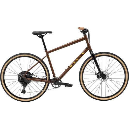 Велосипед Marin 28" Kentfield 2 рама - XL 2024 Gloss Brown/Black/Yellow (SKE-64-06)
