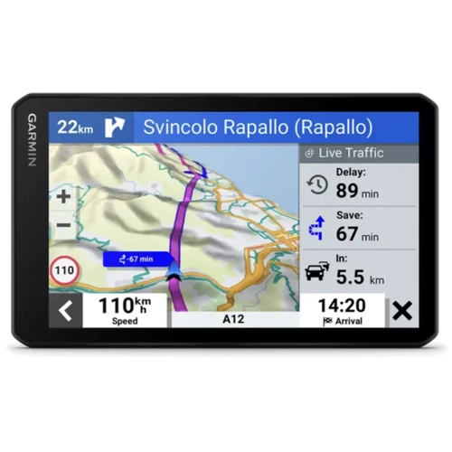 GPS-навигатор автомобильный Garmin DriveCam 76 LMT-S (010-02729-15): Дисплей 6.95" (1024x600)