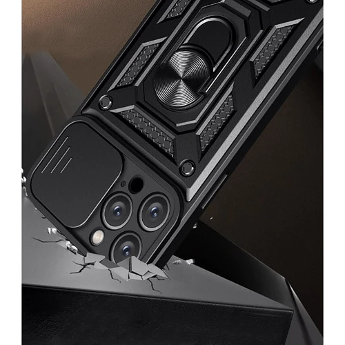 Чохол для iPhone BeCover Military Black для iPhone 15 Pro (709953): Матеріали Силикон