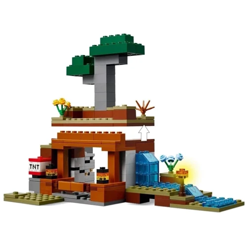 Конструктор LEGO Minecraft Експедиція в шахту броненосця 247 деталей (21269): Кількість деталей, шт. 247