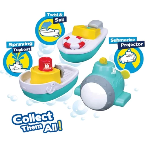 Ігровий набір для ванної кімнати BB Junior Splash N Play Маленький капітан (16-89009)