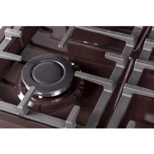 Плита комбинированная KLASS T5408E4 D.BROWN: Количество газовых конфорок 4