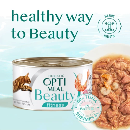 Влажный корм Optimeal Beauty Adult Cat для кошек (3+1) 0.28 кг (4820269141131) фото 11