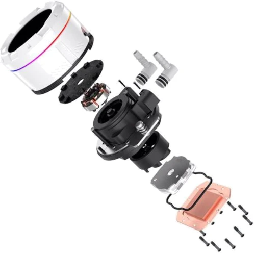 Кулер ID-COOLING Space LCD SL240 White: Регулювання оборотів широтно-импульсная модуляция (PWM)