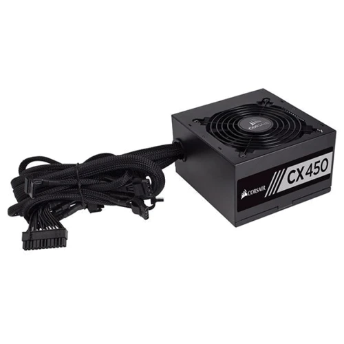 Блок питания Corsair CX450 (CP-9020120-EU) 450W: Модульные (съемные) кабеля отсутствует