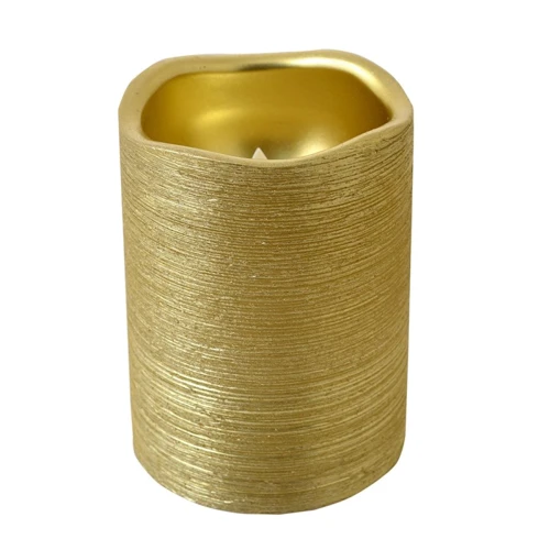 

Свеча Yes! Fun восковая LED, 7,5*10 см, золотая