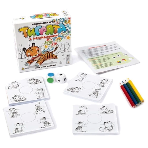 Настольная игра Эврикус Тигрята с карандашами: Производитель Эврикус