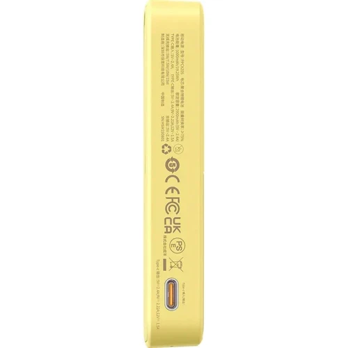Зовнішній акумулятор Baseus Power Bank 5000mAh Magnetic Bracket Wireless Fast-Charging 20W Yellow (P10064101Y23-00) фото 11