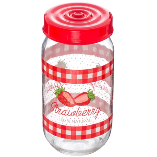 Банка HEREVIN Strawberry 1л (171541-058)