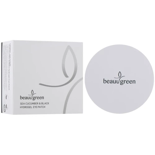 BeauuGreen Sea Cucumber & Black Hydrogel Eye Patch (Medium Type) Гидрогелевые патчи для глаз с экстрактом морского огурца и пудрой черного жемчуга 60 pcs.: Время применения универсальный