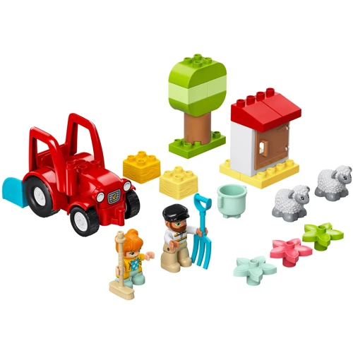 Конструктор LEGO DUPLO Фермерский трактор и животные (10950) фото 3