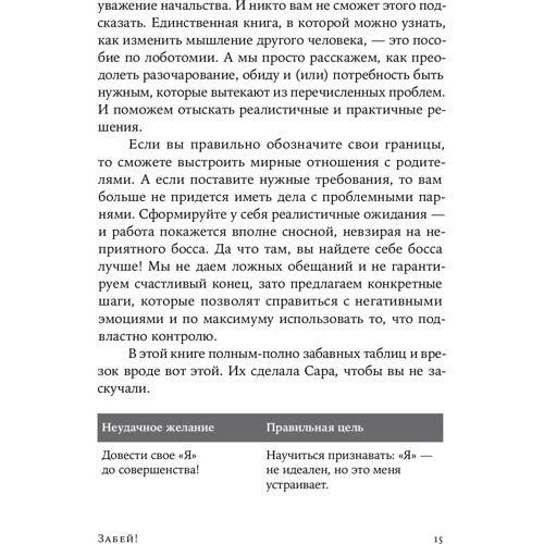 Майкл Беннет, Сара Беннет: Забий! Як жити без завищених очікувань, тверезо оцінювати свої можливості і долати труднощі: Обкладинка М'яка