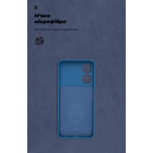 Чехол для телефонов ArmorStandart ICON Case Camera cover Blue for ZTE Blade A34 (ARM78957) фото 6
