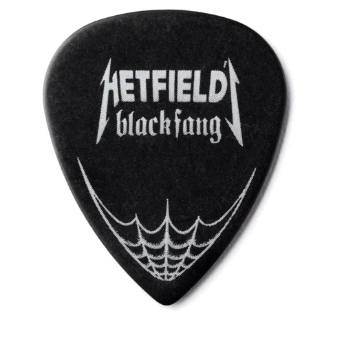 Медіатор Набір медіаторів DUNLOP Hetfield's Black Fang Pick Tin .73мм: Товщина  Средние (0.66 - 0.73 мм)