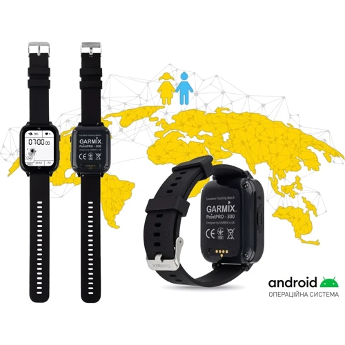 Смарт-часы GARMIX PointPRO-300 LTE Black: Дисплей 1.7" IPS (240x280) / 216 ppi