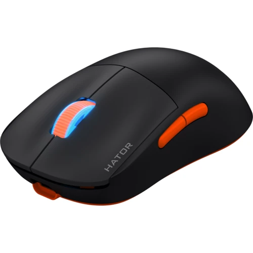 Мышь HATOR Quasar 2 PRO Wireless Black/Orange (HTM560BO): Интерфейс подключения Wireless, USB
