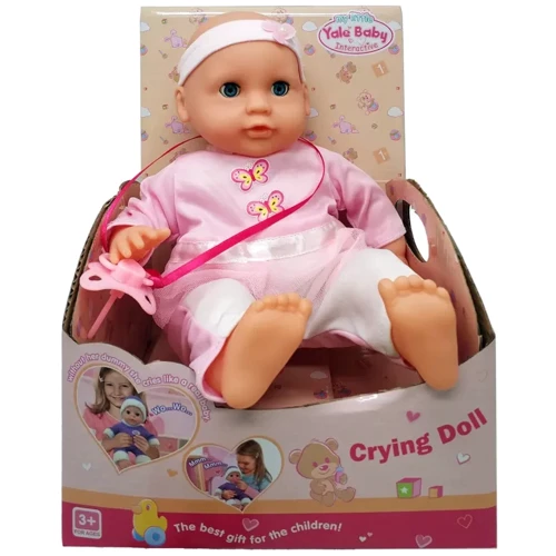 Пупс Yale Baby М'якозабивний музичний 4 види YL1715F/G: Вік от 3 лет
