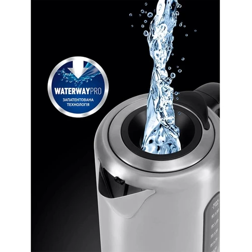 Электрочайник Polaris PWK 17101CA Water Way Pro: Покрытие нагревательного элемента (материал) нержaвеющaя стaль