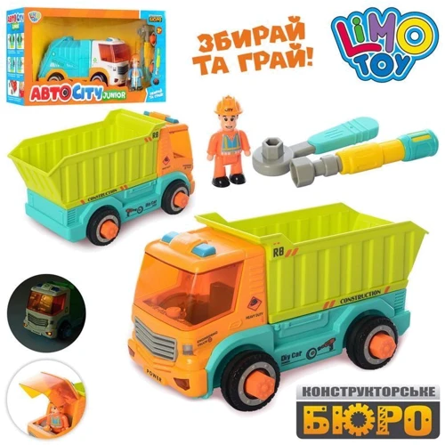 Конструктор Limo Toy Машинка на шурупах, 2 види (KB 028): Рекомендований вік от 3 лет