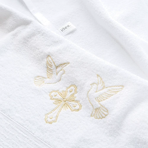 Рушник Papaella хрестильний махровий, 70х140 см (8-01594)