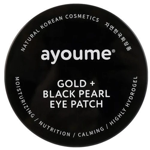 Ayoume Gold + Black Pearl Eye Patch Патчи для кожи вокруг глаз с золотом и черным жемчугом 60 шт.: Время применения универсальный