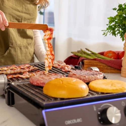 Электрогриль Cecotec Rock'nGrill Blaze Neon (CCTC-08054): Размеры поверхности, см 29x23
