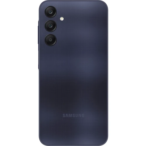 Смартфон Samsung Galaxy A25 5G 8/128GB Blue Black A256: Камера Тройная 50 Мп (f/1.8) + 5 Мп (f/2.2) + 2 Мп (f/2.4) / LED вспышка / HDR / Фронтальная 13 Мп (f/2.0)