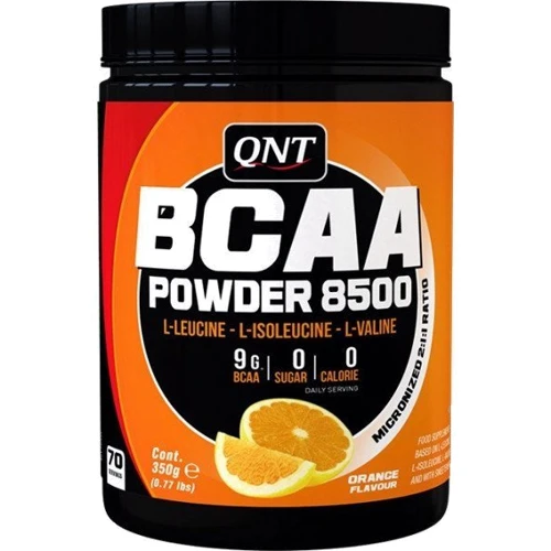 Амінокислота для спорту QNT BCAA powder 8500 350 g /70 servings/ Orange