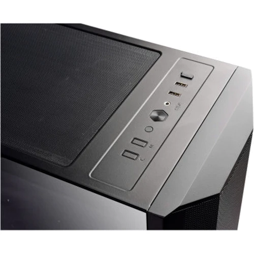 Корпус Lian Li LANCOOL II Mesh RGB Black (G99.LAN2MRX.50): Матеріал передній панелі сталь