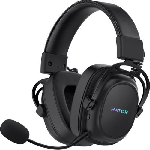 Навушники Hator Hypergang 2 Wireless Tri-Mode Black (HTA-950): Тип конструкції полноразмерные