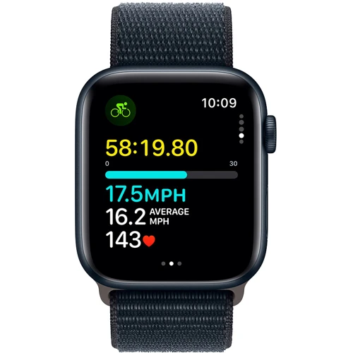 Apple Watch SE 2 2023 44mm GPS Midnight Aluminum Case with Midnight Sport Loop (MREA3) UA: Встроенная память 32 ГБ