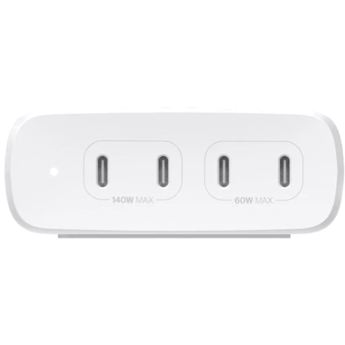 Зарядний пристрій Belkin Wall Charger 4хUSB-З GaN 200W White (WCH015VFWH): Особливості Power Delivery (PD), USB-C