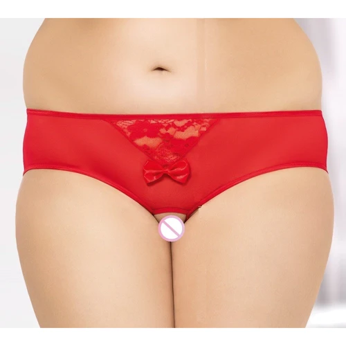 Женские стринги SoftLine - String 2466, Plus Size, XXXL (red)