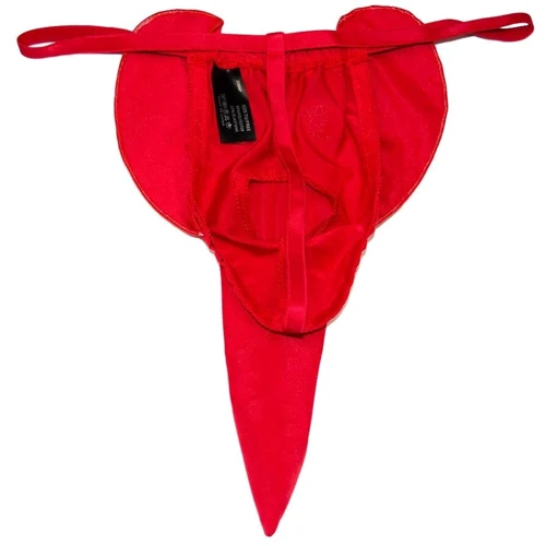 Мужские эротические трусы Слоник Красные