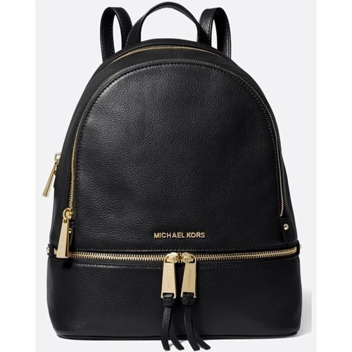 Женский рюкзак Michael Kors RHEA ZIP MD BACKPACK черный (30S5GEZB1L001)