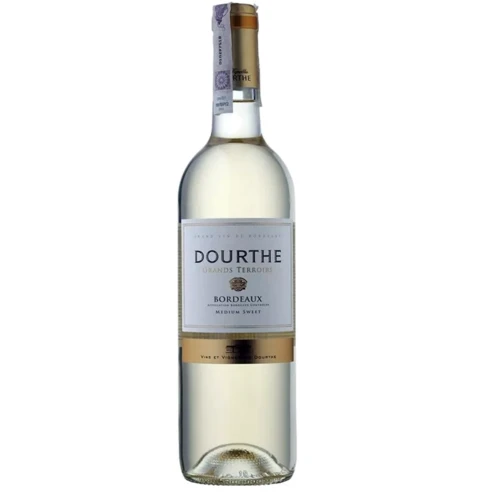 Вино Dourthe "Grands Terroirs" Bordeaux Blanc semy-sweet, полусладкое белое, 0.75л 12% (BDA1VN-VDO075-009)