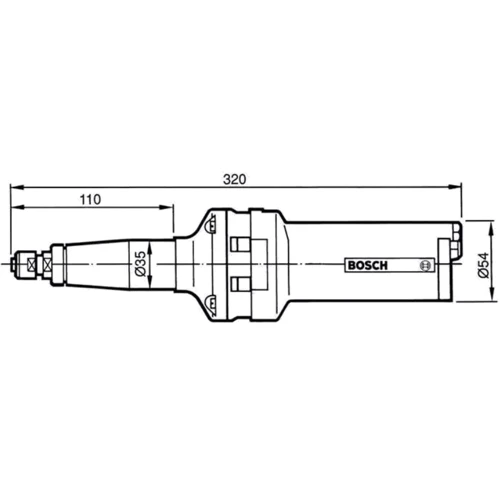 Пряма шліфувальна машина Bosch 607252103: Виробник Bosch