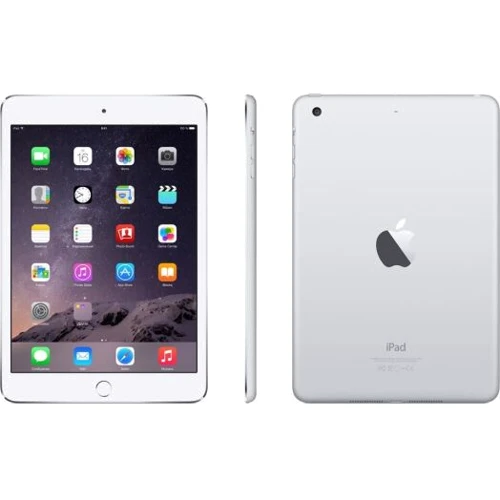 Apple iPad mini 3 Wi-Fi 16GB Silver (MGNV2) Approved Вітринний зразок: Причина уцінки Как новый (витринный образец): iPad выглядит и функционирует как новый. iPad полностью протестирован по программе Approved, все функции работают корректно