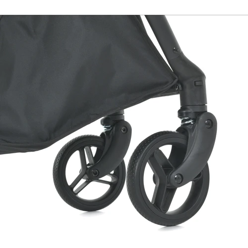 Коляска дитяча EL CAMINO ME 1078 VERSA Clover Black Чорний чорна рама (ME 1078 Clover Black) фото 7