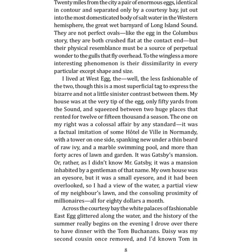 F. Scott Fitzgerald: The Great Gatsby: ISBN 978-966-03-9778-1